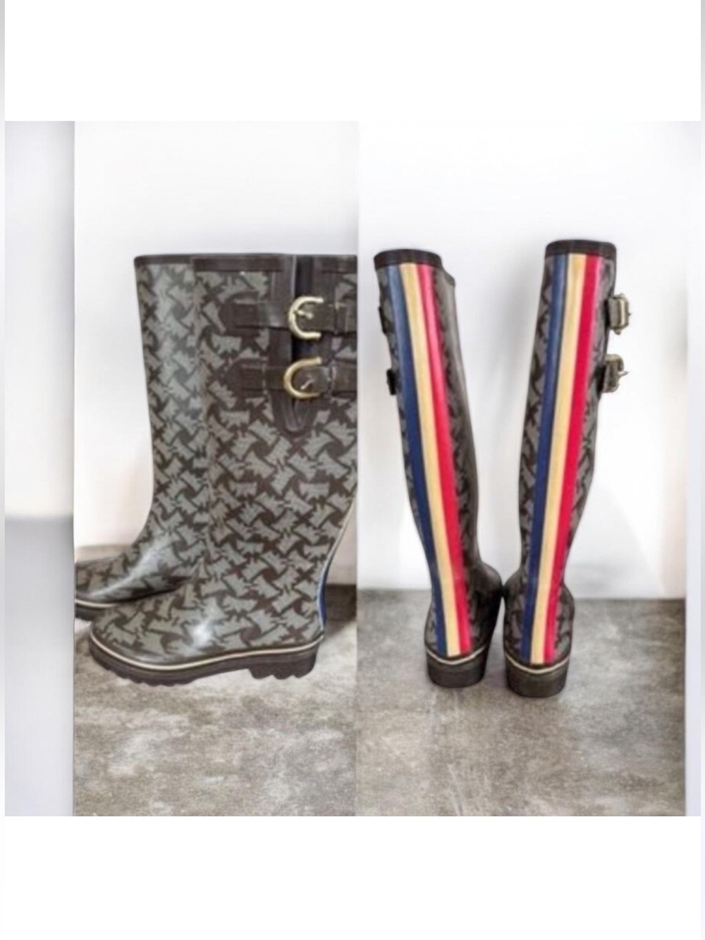 JUICY COUTURE SCOTTY DOG RAIN BOOTS